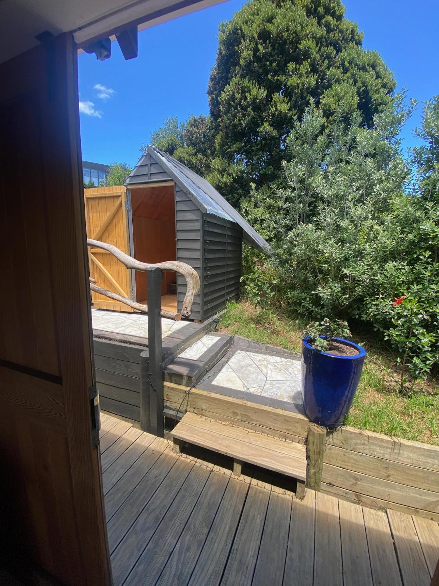 Kereru Cabin - Spectacular Seaviews, Rustic, Glamping Eco Adventure Palm Beach Eksteriør billede